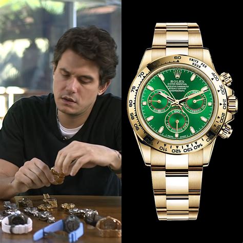 john mayer comex rolex|John Mayer watch collectors.